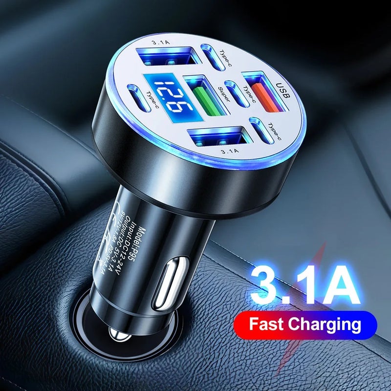 Bluejw USB Quick Car Charger 15W 3.1A Type C PD Fast Charging Automobile Charger Adapter for iPhone 13 12 11 Pro Max - Image 4